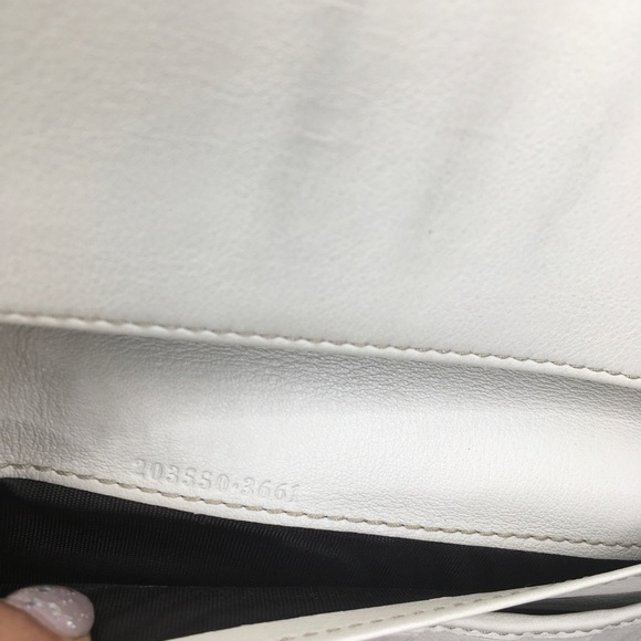 Gucci vintage authentic heart continental wallet Guccissima White - Picture 14 of 14
